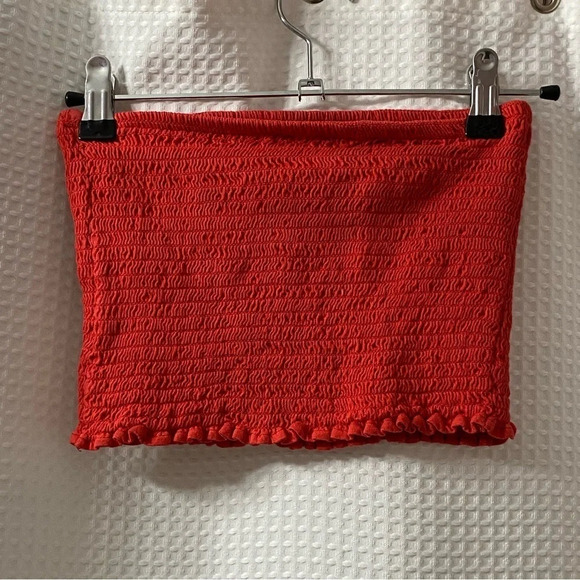 NWOT Express One Eleven Smocked Tube Top - Picture 2 of 3